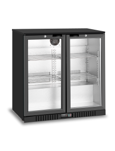 2 swing doors back bar cooler