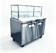 2 DOOR SANDWICH BAR WITH GLASS CANOPY 1530MM MSF8303G