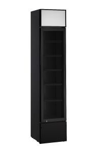 Slim SINGLE GLASS DOOR MOUNTED FRIDGE P160FA-B